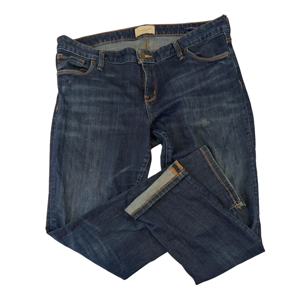 41‎ Hawthorn The Girlfriend Sutter Dark Wash Denim Jeans Blue 32 AIBG1S